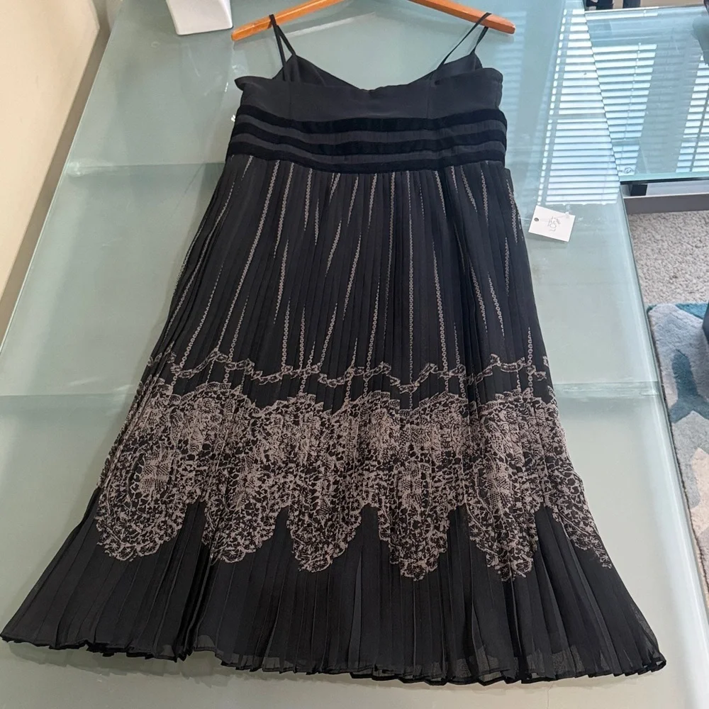 Ann Taylor Slip Dress Ann Taylor Loft Pleated Midi Slip Dress Size 8 NEW